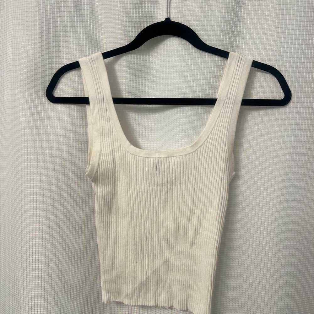 H&M Ribbed Tank Top- Size Small